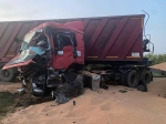 В Марксовском районе МАН врезался в стоящий КамАЗ 1