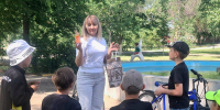 В городском парке прошла увлекательная программа - Комитет культуры, спорта и молодежной политики