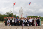 Сегодня к автопробегу "Вахта Памяти" присоединились председатель и воспитанники детско-юношеского военно-патриотического общественного движения "Гвардейская смена" *** Саратовская область, город Маркс - июнь 2025 год (marksadm.ru)