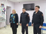 Поздравление от полицейских в школе -интернате