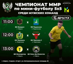Чемпионат Марксовского муниципального района по мини-футболу 5х5 среди мужских команд