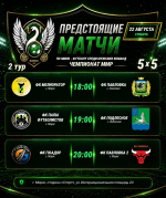 2-й тур Чемпионата Марксовского муниципального района по мини-футболу 5х5 среди мужских команд