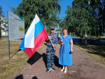 В Марксовском районе Саратовской области прошли торжественные мероприятия, посвящённые Дню Государственного флага Российской Федерации