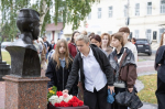 Сегодня в Аллее Героев минутой молчания почтили память Героя Советского Союза Вольдемара Карловича Венцеля (Владимира Кирилловича Венцова) *** Саратовская область, город Маркс - сентябрь 2026 год (marksadm.ru)